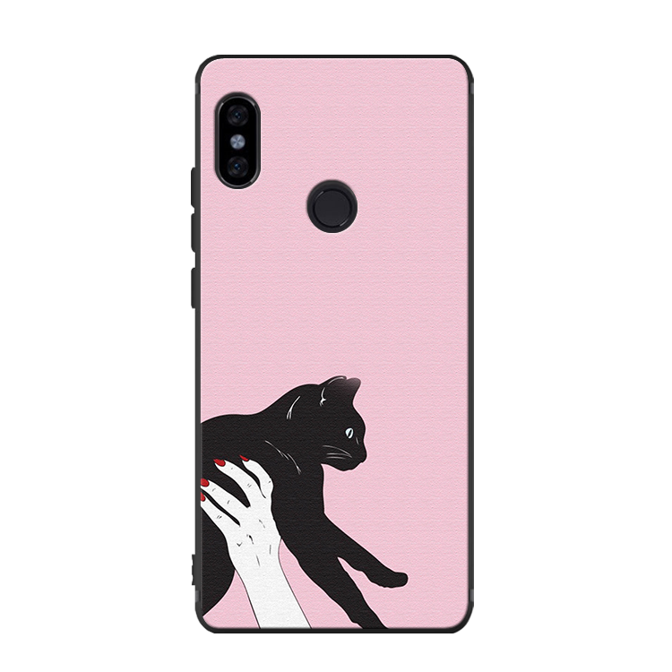 Coque Xiaomi Mi 8 Se Fluide Doux Noir Tendance Petit Incassable En Ligne