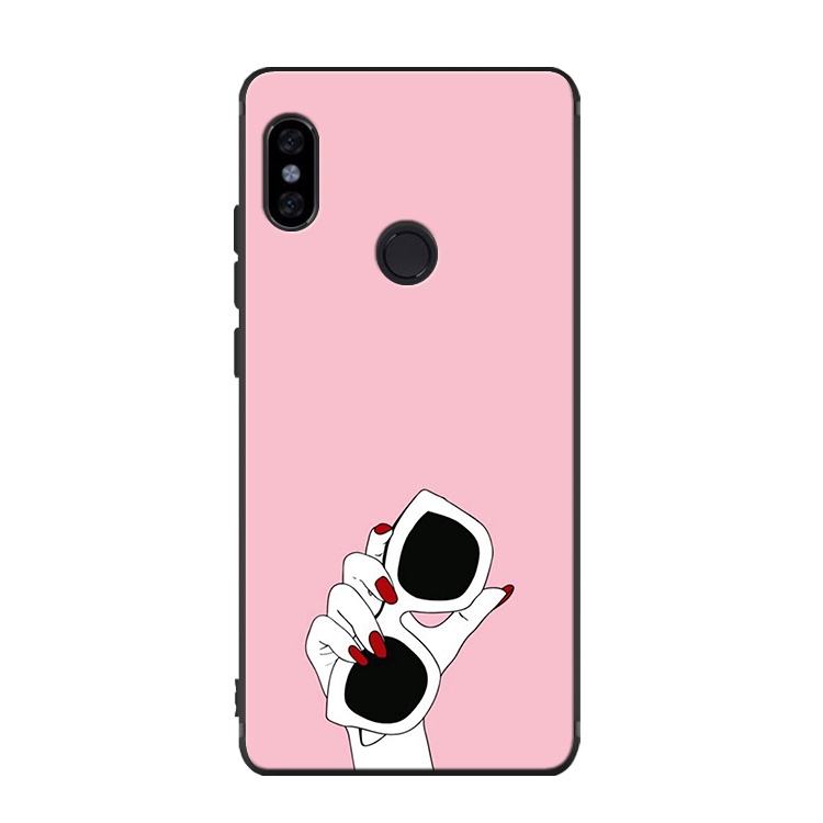 Coque Xiaomi Mi 8 Se Fluide Doux Noir Tendance Petit Incassable En Ligne