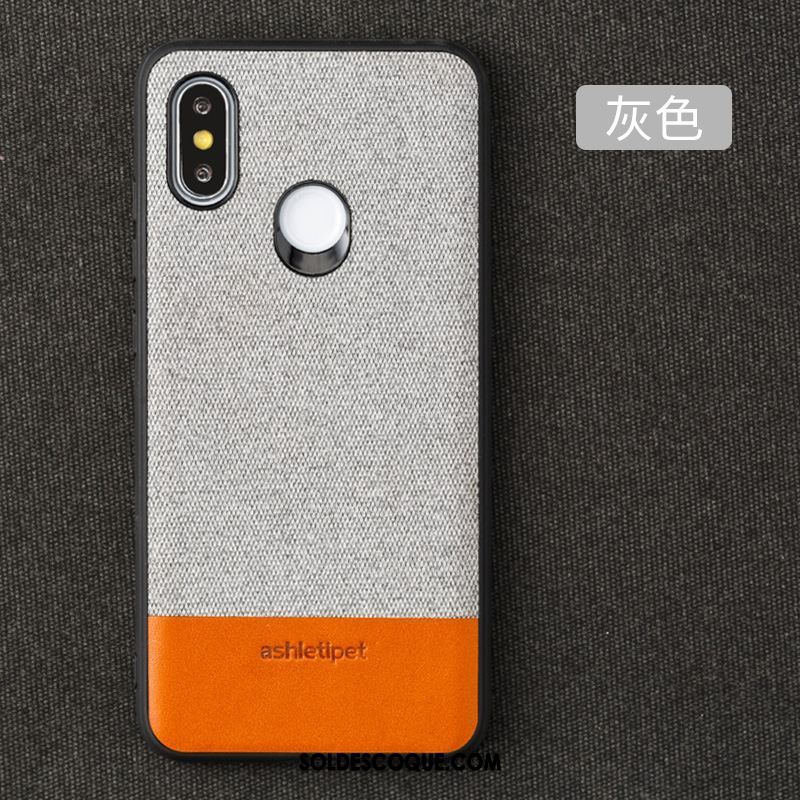 Coque Xiaomi Mi 8 Se Magnétisme Gris Créatif Fluide Doux Téléphone Portable Pas Cher