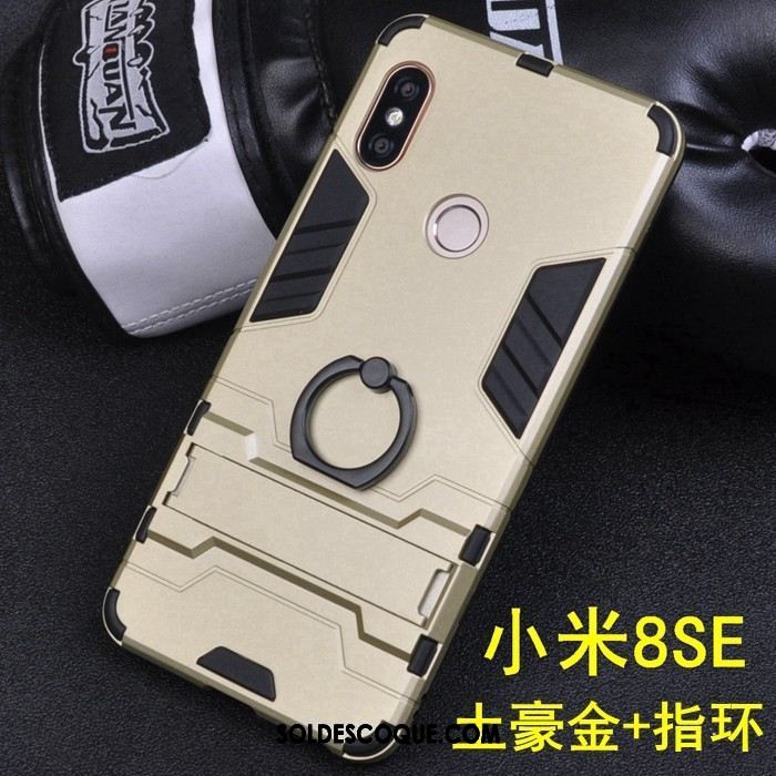 Coque Xiaomi Mi 8 Se Marque De Tendance Or Silicone Incassable Fluide Doux Housse Soldes