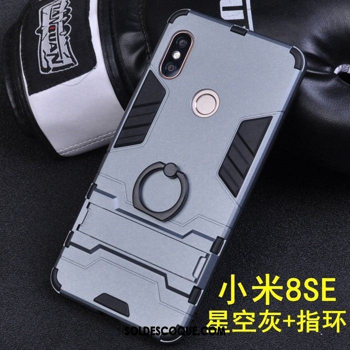 Coque Xiaomi Mi 8 Se Marque De Tendance Or Silicone Incassable Fluide Doux Housse Soldes