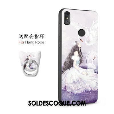 Coque Xiaomi Mi 8 Se Peinture Silicone Nouveau Protection Rose En Vente