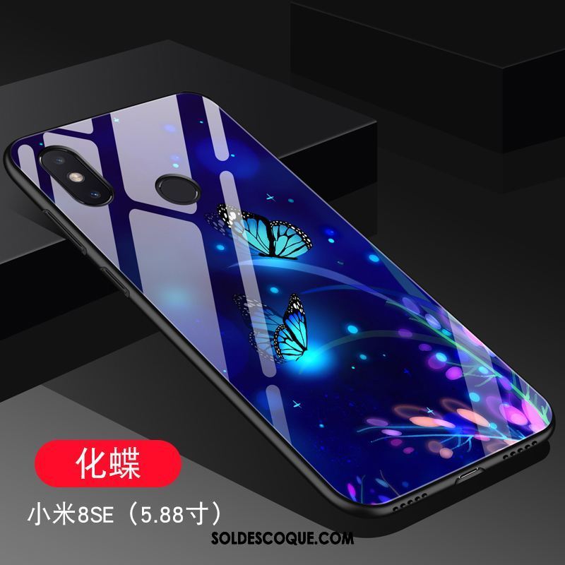 Coque Xiaomi Mi 8 Se Personnalité Tout Compris Violet Étui Incassable Soldes