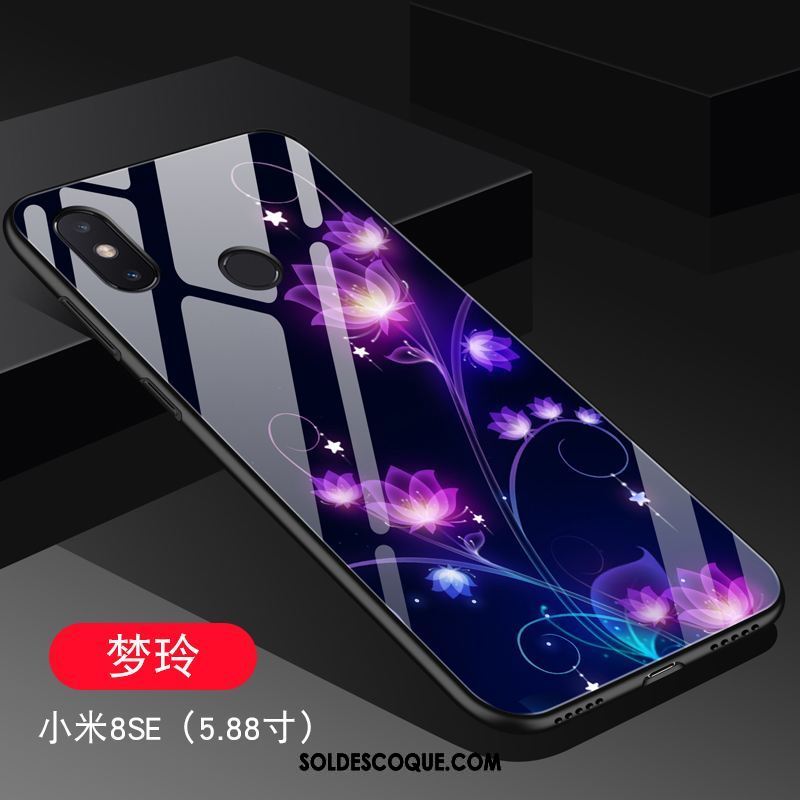 Coque Xiaomi Mi 8 Se Personnalité Tout Compris Violet Étui Incassable Soldes