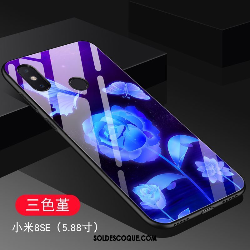 Coque Xiaomi Mi 8 Se Personnalité Tout Compris Violet Étui Incassable Soldes