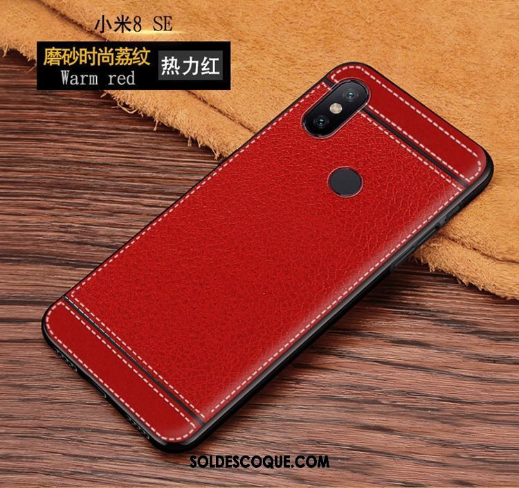 Coque Xiaomi Mi 8 Se Petit Incassable Téléphone Portable Bleu Simple En Ligne