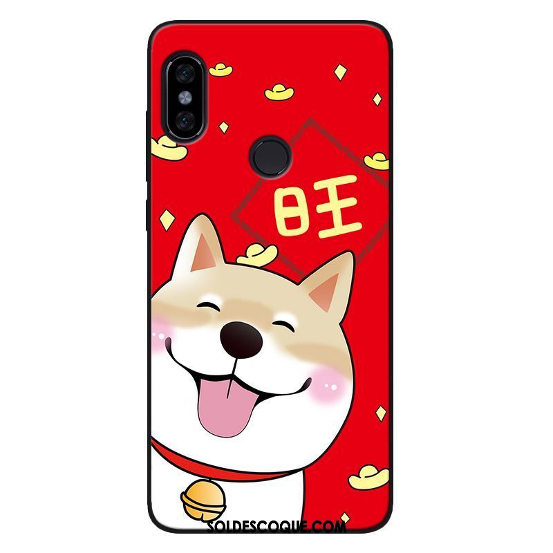 Coque Xiaomi Mi 8 Se Richesse Silicone Chat Téléphone Portable Rouge Pas Cher