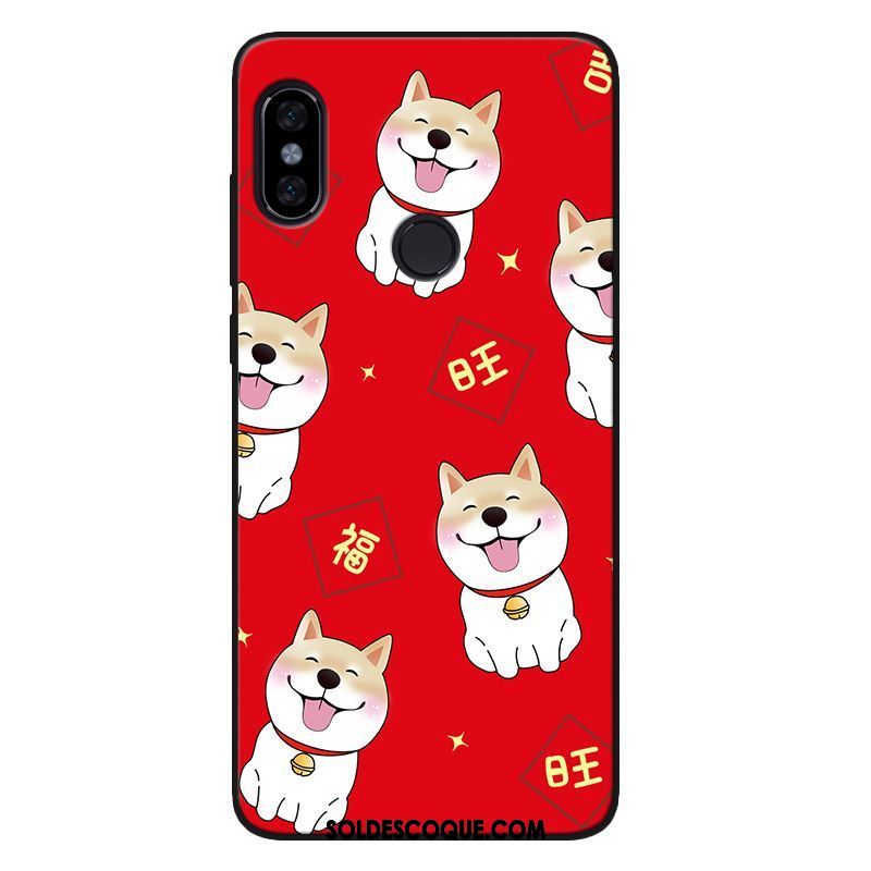 Coque Xiaomi Mi 8 Se Richesse Silicone Chat Téléphone Portable Rouge Pas Cher