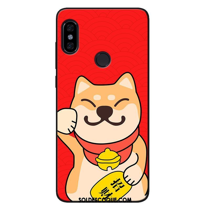 Coque Xiaomi Mi 8 Se Richesse Silicone Chat Téléphone Portable Rouge Pas Cher