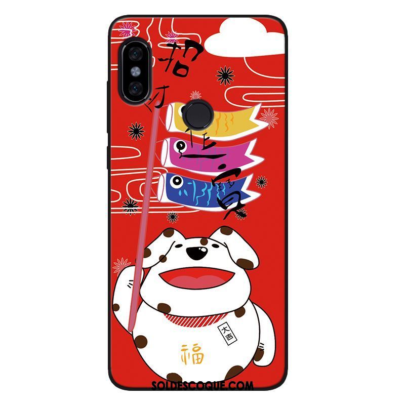 Coque Xiaomi Mi 8 Se Richesse Silicone Chat Téléphone Portable Rouge Pas Cher