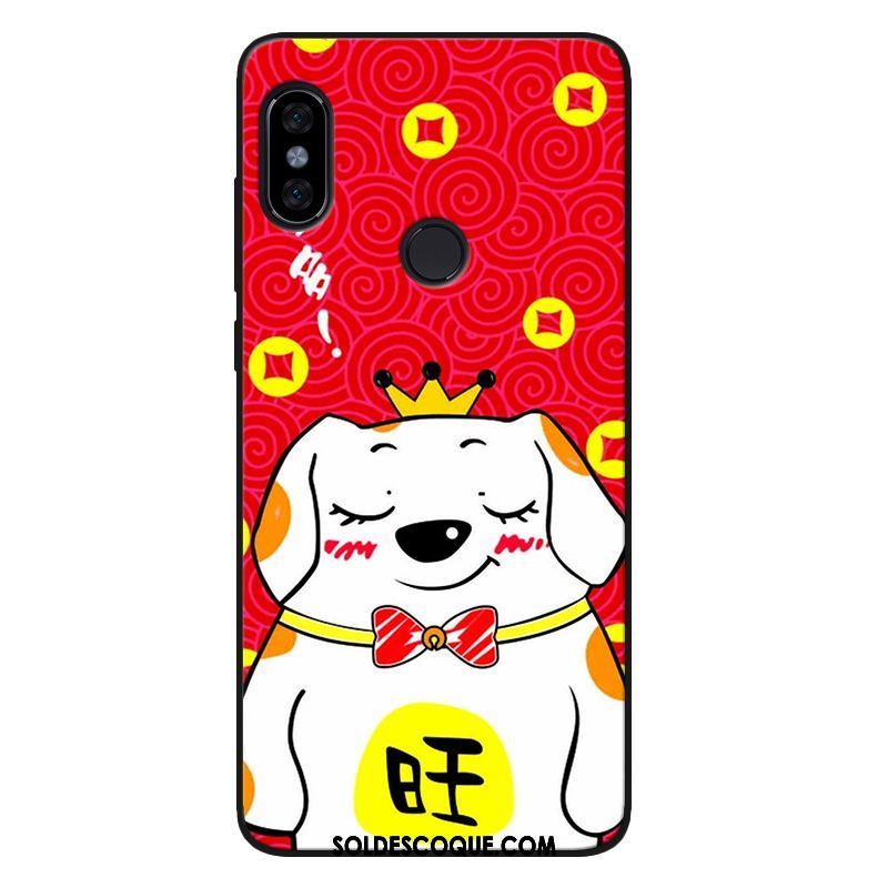 Coque Xiaomi Mi 8 Se Richesse Silicone Chat Téléphone Portable Rouge Pas Cher