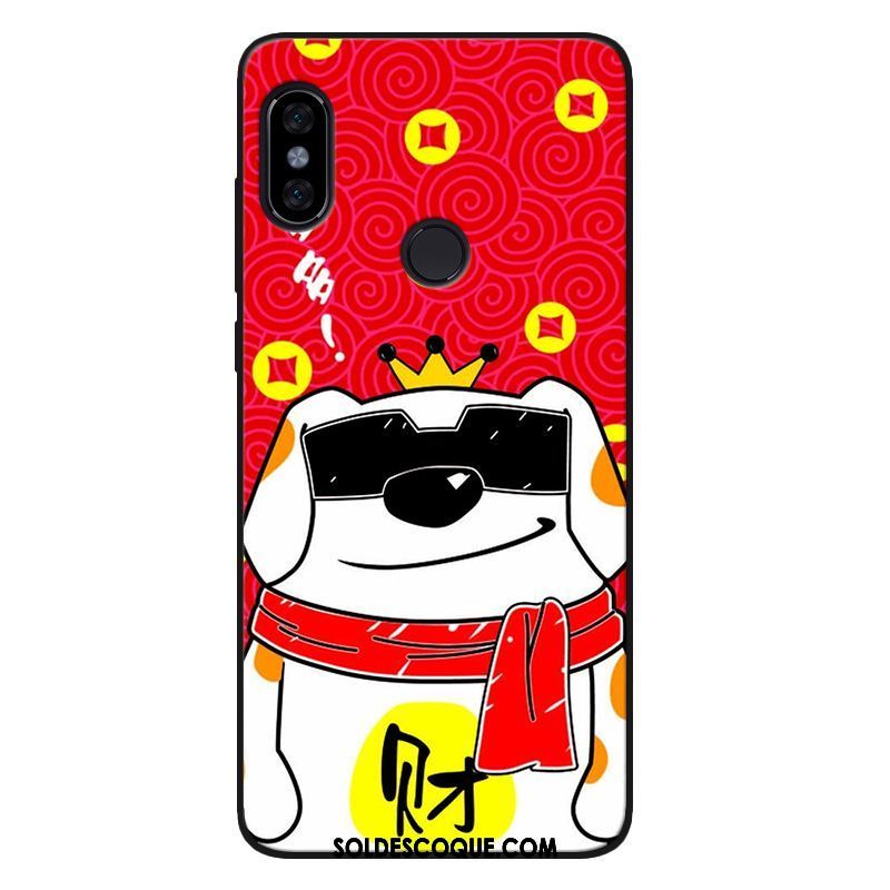 Coque Xiaomi Mi 8 Se Richesse Silicone Chat Téléphone Portable Rouge Pas Cher