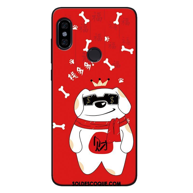 Coque Xiaomi Mi 8 Se Richesse Silicone Chat Téléphone Portable Rouge Pas Cher