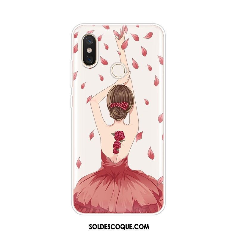 Coque Xiaomi Mi 8 Se Silicone Rouge Très Mince Fluide Doux Personnalisé Soldes