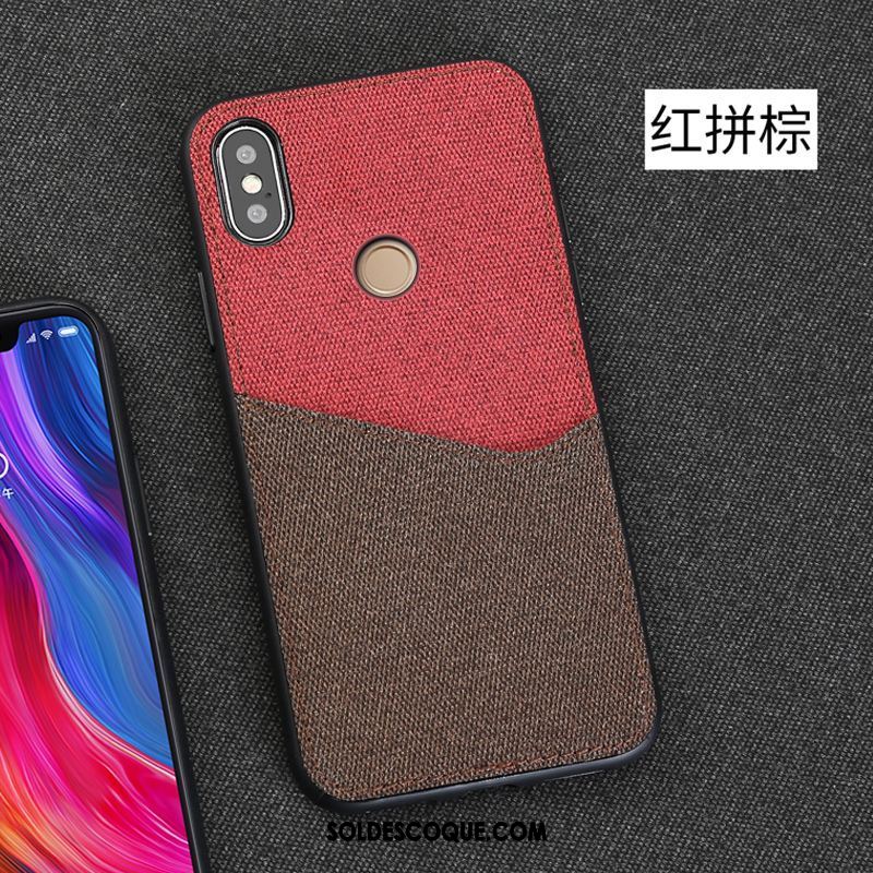 Coque Xiaomi Mi 8 Se Tissu Étui Incassable Petit Rose Pas Cher