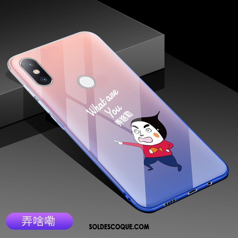 Coque Xiaomi Mi 8 Se Téléphone Portable Bleu Petit Fluide Doux Protection Soldes