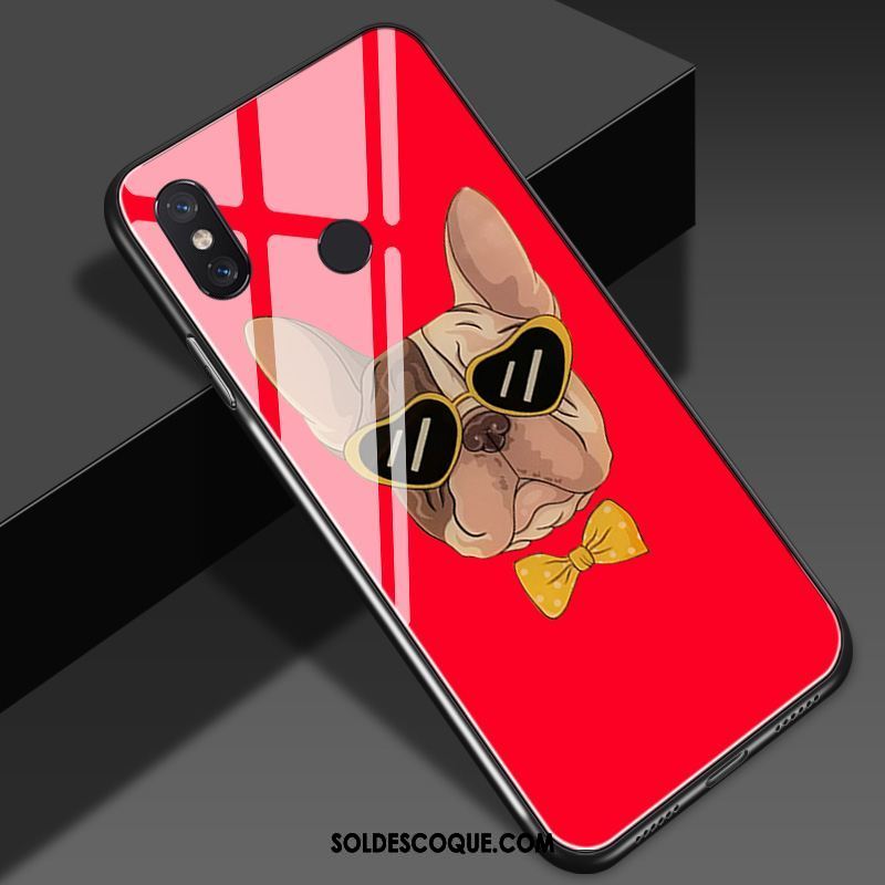 Coque Xiaomi Mi 8 Se Téléphone Portable Charmant Bovins Miroir Verre Pas Cher