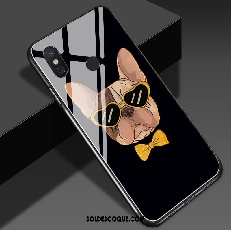 Coque Xiaomi Mi 8 Se Téléphone Portable Charmant Bovins Miroir Verre Pas Cher