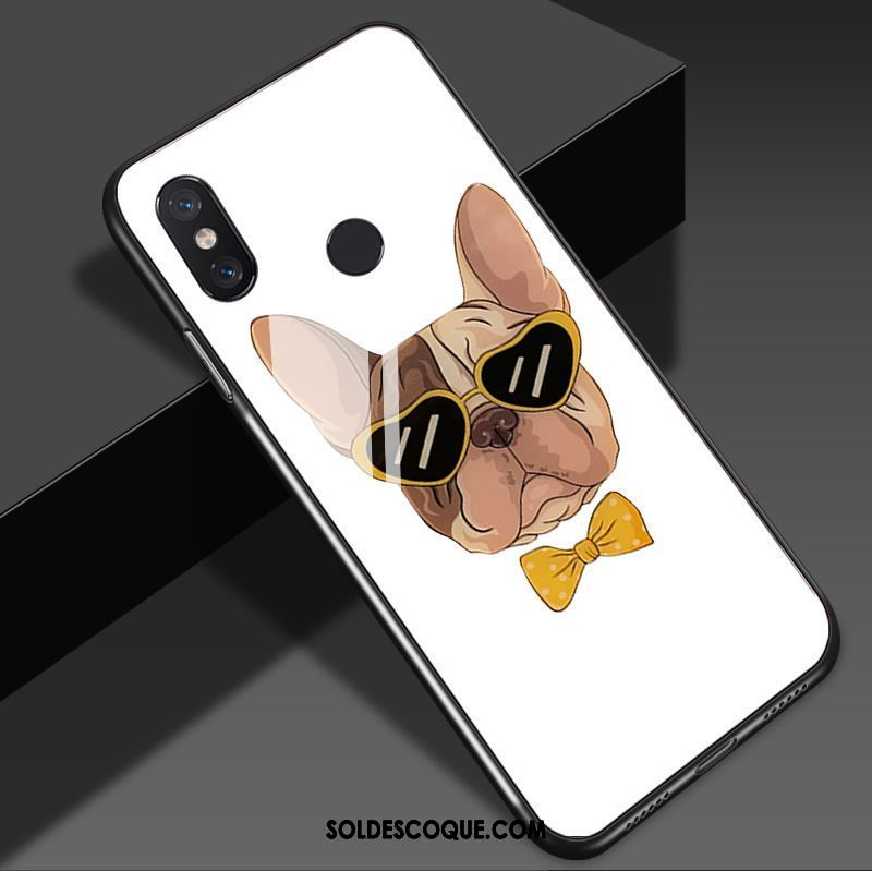 Coque Xiaomi Mi 8 Se Téléphone Portable Charmant Bovins Miroir Verre Pas Cher