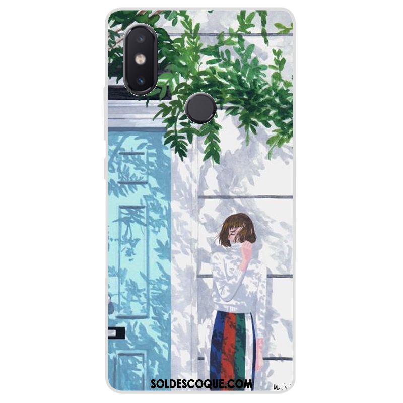 Coque Xiaomi Mi 8 Se Vert Protection Gaufrage Silicone Tout Compris France