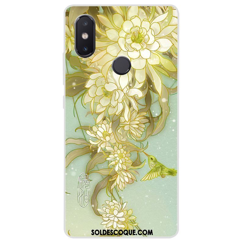 Coque Xiaomi Mi 8 Se Vert Protection Gaufrage Silicone Tout Compris France