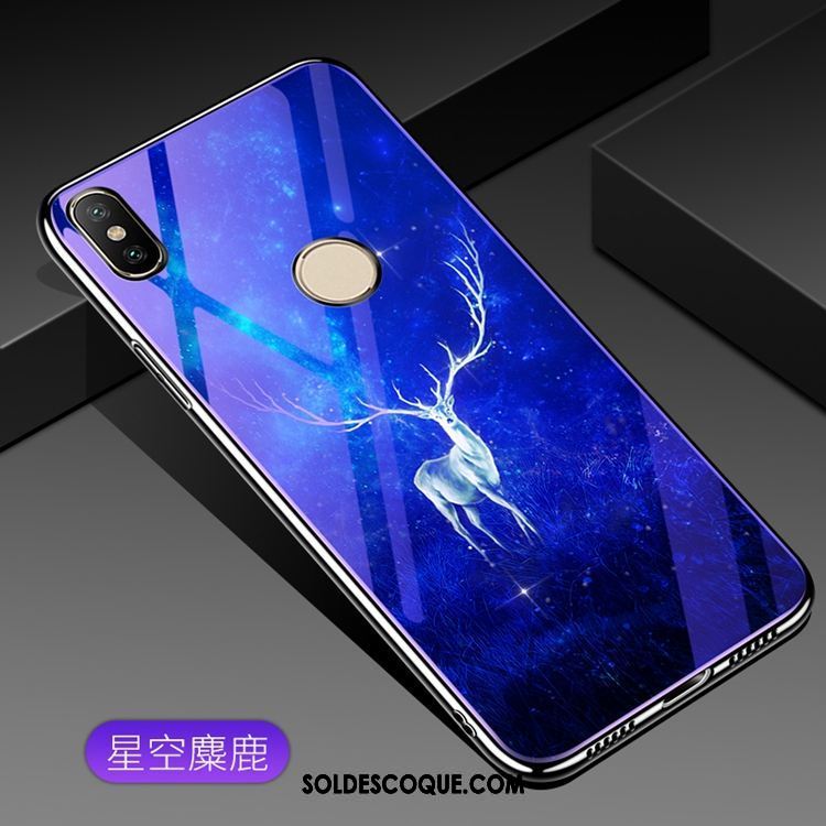 Coque Xiaomi Mi 8 Se Violet Membrane Téléphone Portable Petit Verre Pas Cher