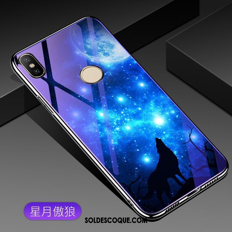 Coque Xiaomi Mi 8 Se Violet Membrane Téléphone Portable Petit Verre Pas Cher