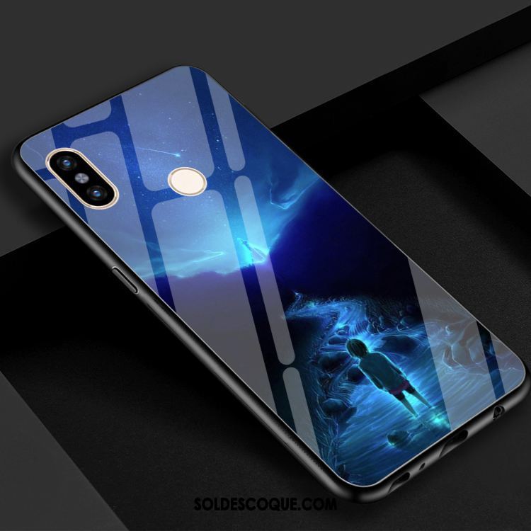 Coque Xiaomi Mi 8 Se Étoile Téléphone Portable Vent Verre Trempé Petit France