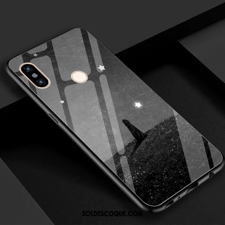 Coque Xiaomi Mi 8 Se Étoile Téléphone Portable Vent Verre Trempé Petit France