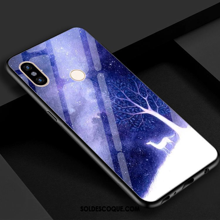 Coque Xiaomi Mi 8 Se Étoile Téléphone Portable Vent Verre Trempé Petit France