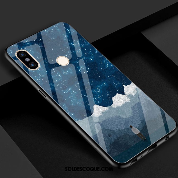 Coque Xiaomi Mi 8 Se Étoile Téléphone Portable Vent Verre Trempé Petit France