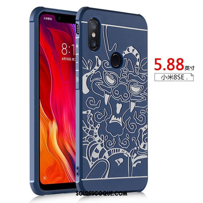 Coque Xiaomi Mi 8 Se Étui Fluide Doux Personnalité Tendance Téléphone Portable Soldes