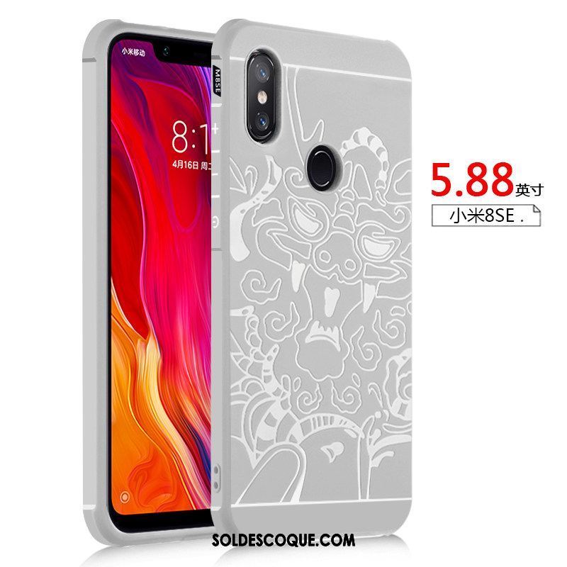 Coque Xiaomi Mi 8 Se Étui Fluide Doux Personnalité Tendance Téléphone Portable Soldes
