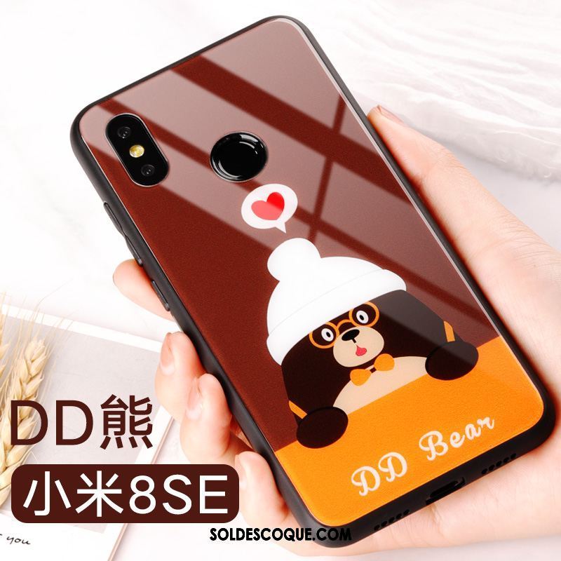 Coque Xiaomi Mi 8 Se Étui Transparent Charmant Incassable Ornements Suspendus Pas Cher