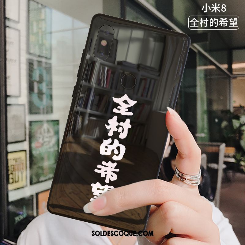 Coque Xiaomi Mi 8 Tendance Petit Téléphone Portable Étui Silicone Housse Pas Cher