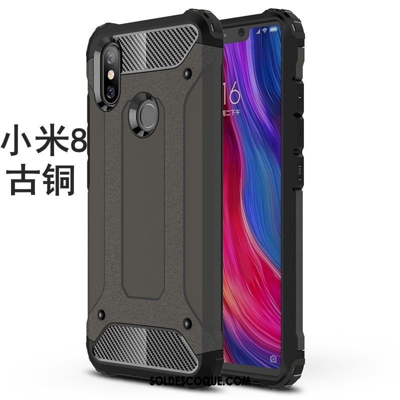 Coque Xiaomi Mi 8 Tout Compris Créatif Couvercle Arrière Difficile Simple Pas Cher