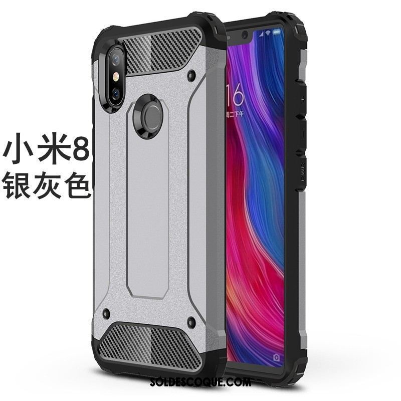 Coque Xiaomi Mi 8 Tout Compris Créatif Couvercle Arrière Difficile Simple Pas Cher