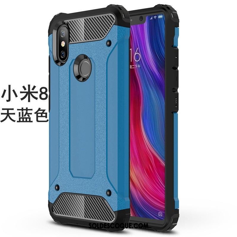 Coque Xiaomi Mi 8 Tout Compris Créatif Couvercle Arrière Difficile Simple Pas Cher