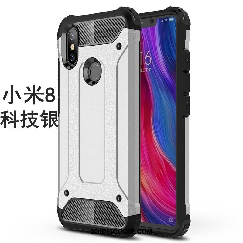 Coque Xiaomi Mi 8 Tout Compris Créatif Couvercle Arrière Difficile Simple Pas Cher