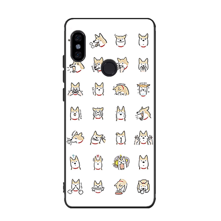 Coque Xiaomi Mi 8 Téléphone Portable Dessin Animé Protection Silicone Noir Soldes