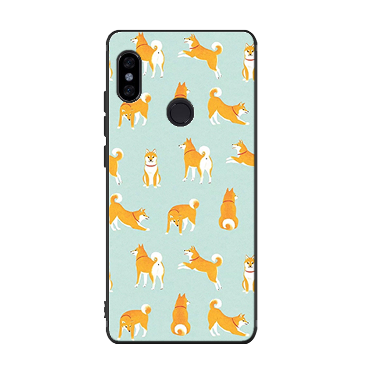 Coque Xiaomi Mi 8 Téléphone Portable Dessin Animé Protection Silicone Noir Soldes