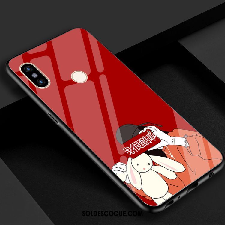 Coque Xiaomi Mi 8 Verre Trempé Rouge Amoureux Blanc Frais France