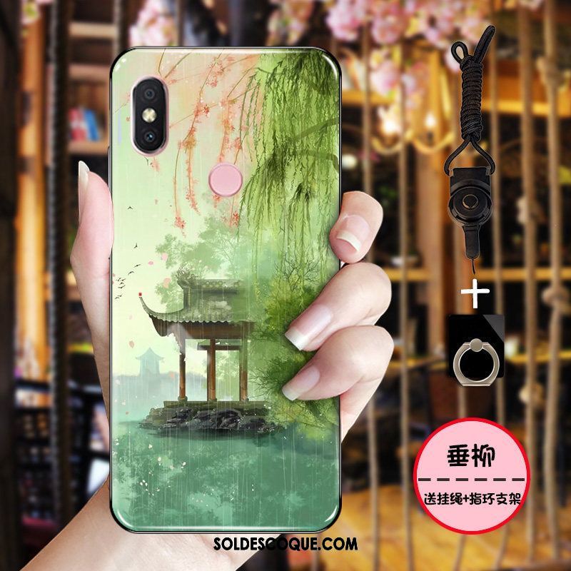 Coque Xiaomi Mi 8 Vintage Étui Délavé En Daim Fluide Doux Protection En Ligne