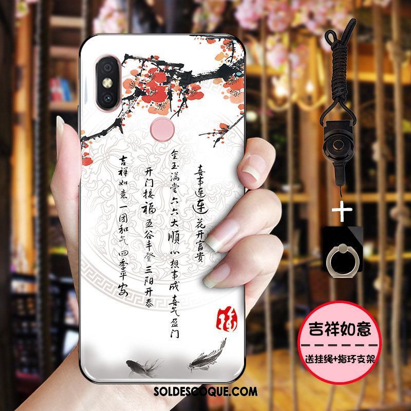 Coque Xiaomi Mi 8 Vintage Étui Délavé En Daim Fluide Doux Protection En Ligne