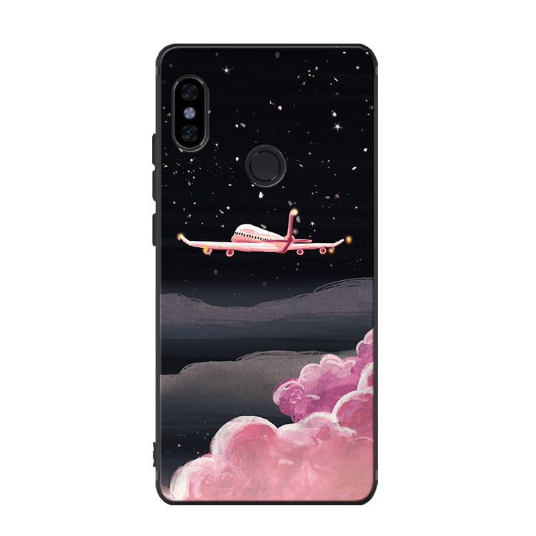 Coque Xiaomi Mi 8 Étui Créatif Noir Incassable Ciel Étoilé Pas Cher