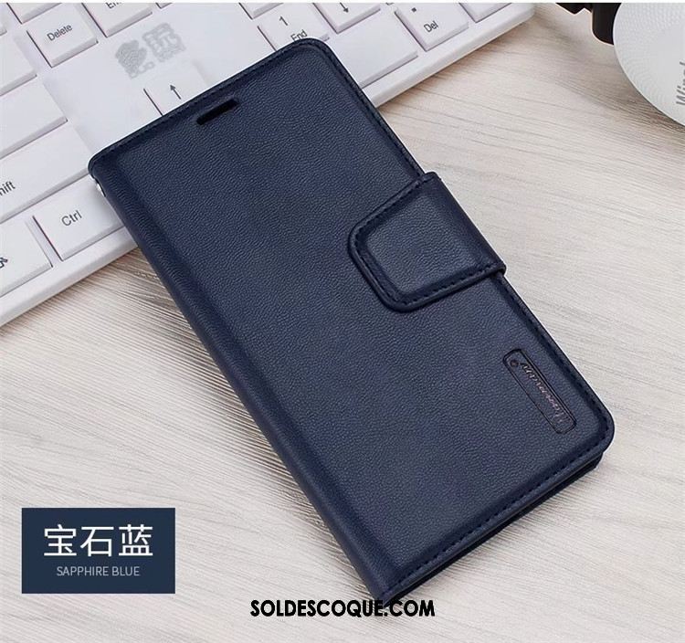 Coque Xiaomi Mi 8 Étui En Cuir Créatif Noir Incassable Protection Pas Cher