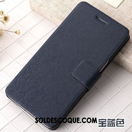 Coque Xiaomi Mi 8 Étui En Cuir Téléphone Portable Bleu Tout Compris Incassable Pas Cher