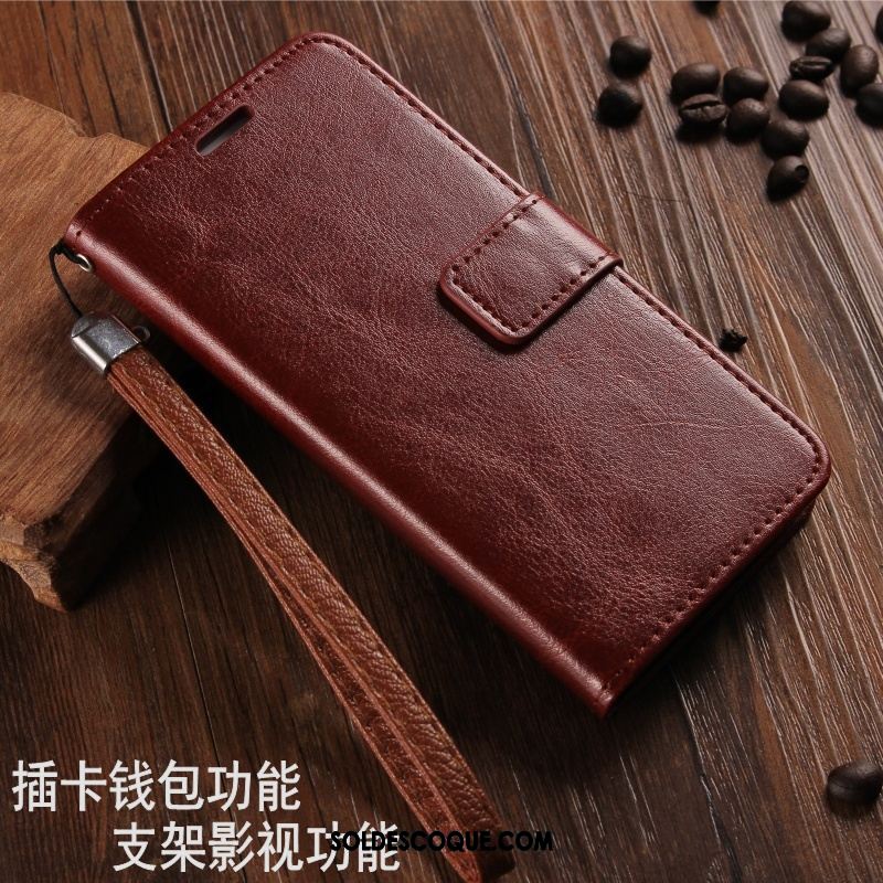 Coque Xiaomi Mi 8 Étui Protection Incassable Étui En Cuir Téléphone Portable Housse Pas Cher