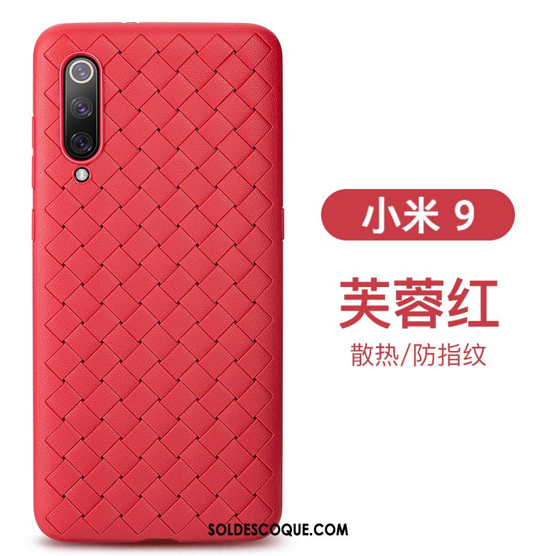 Coque Xiaomi Mi 9 Bleu Protection Qualité Marque De Tendance Tissage En Vente