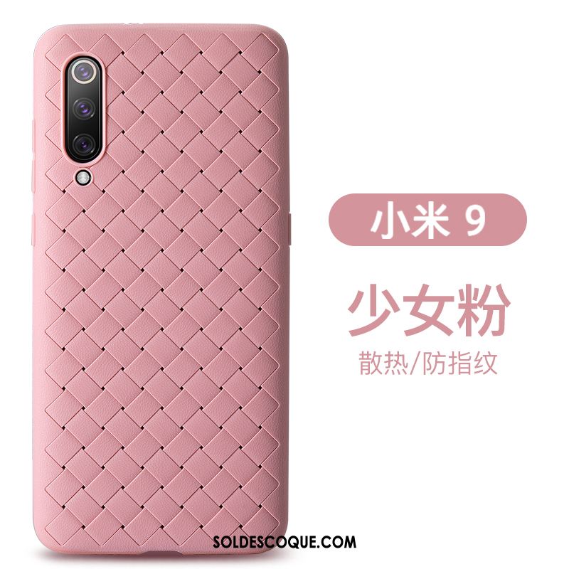 Coque Xiaomi Mi 9 Bleu Protection Qualité Marque De Tendance Tissage En Vente